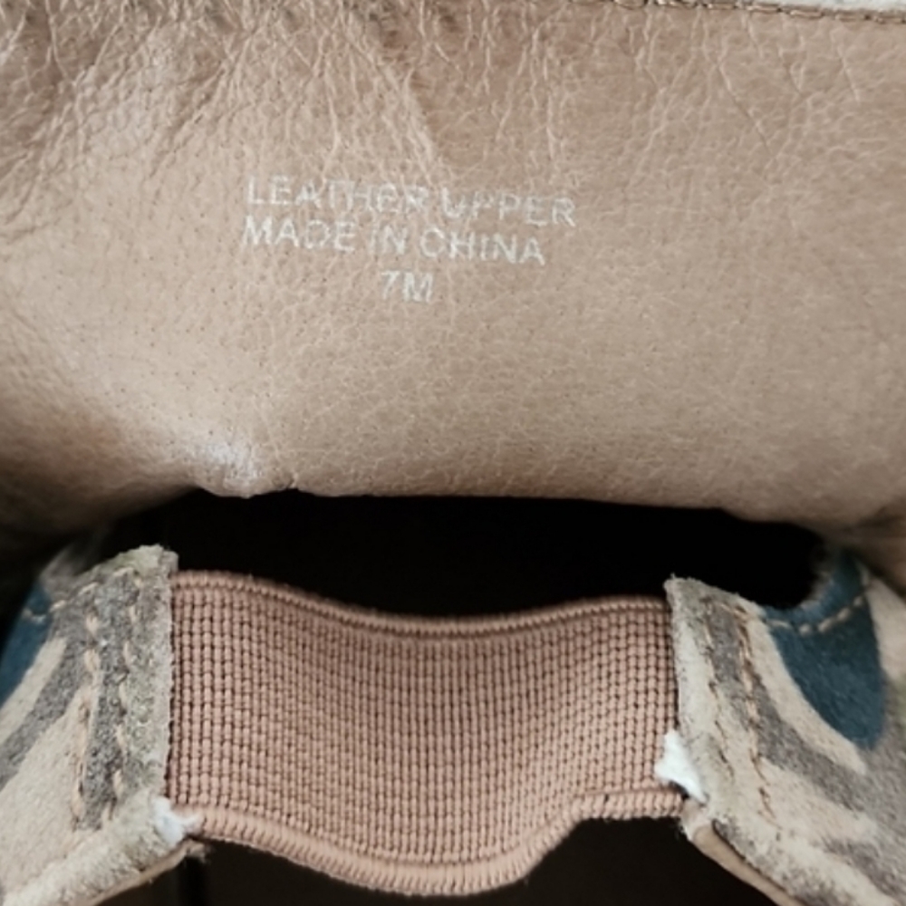J/SLIDES NYC Harry Camo Suede Platform Sneakers 7 Slip On Washed Out Lived In - Picture 11 of 16